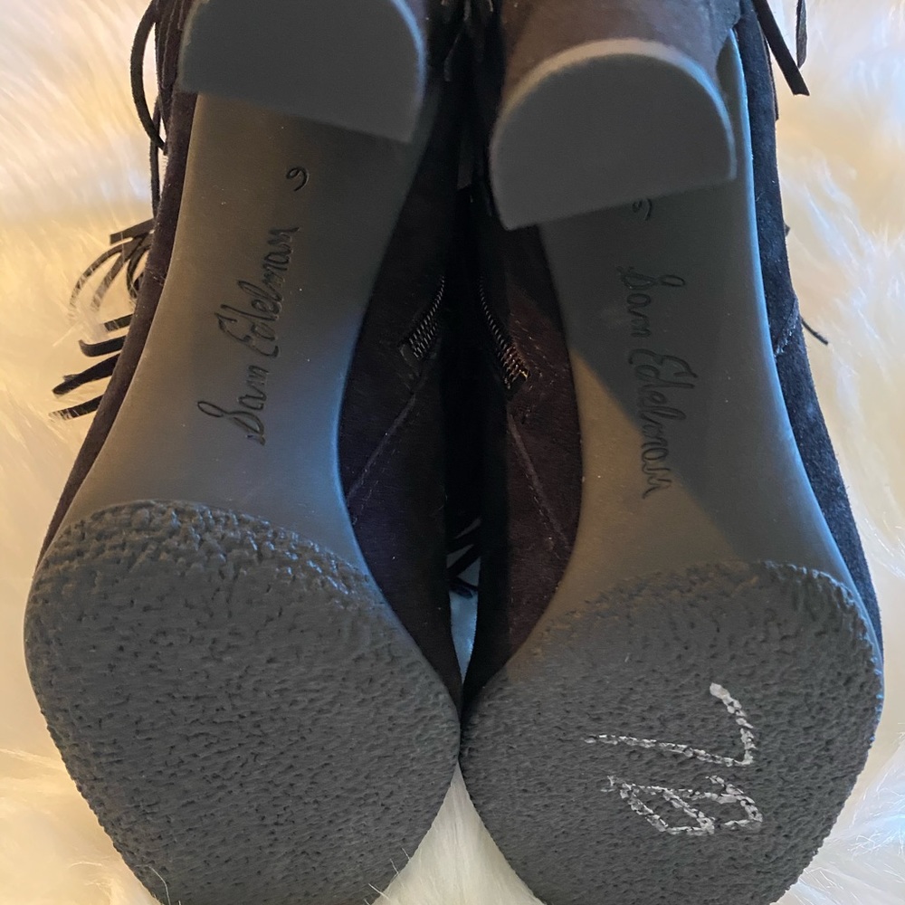 Sam Edelman fringe ankle booties - Picture 2 of 4